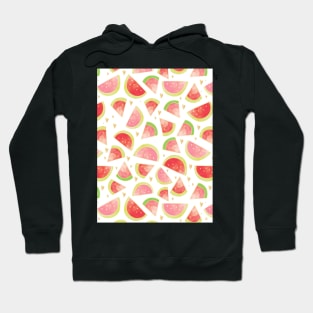 Watermelon Slices & Hearts Hoodie